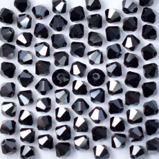 Balão Preciosa® art. 451 69 302 Jet Hematite 4mm