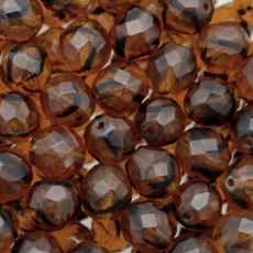 Cristal Preciosa® Ornela Onça Transparente Mesclado (18016) 4mm