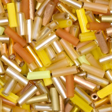 Mix de Canutilho Preciosa Ornela Tons Amarelo 3 polegadas 7mm