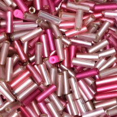 Mix de Canutilho Preciosa Ornela Tons Rosa 3 polegadas 7mm