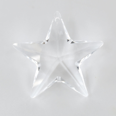 Estrela de Cristal Lapidado Pingente Sparkling art. 6714 5 pontas Cristal 001 28mm