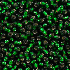 Miçanga Preciosa® Ornela Verde Transparente (57060) 10/0 aprox. 2,3mm