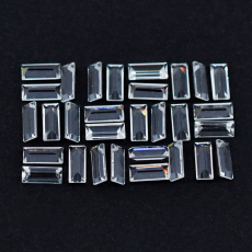 Strass Baguette Sparkling art. 4501 base conica Cristal001 7x3mm