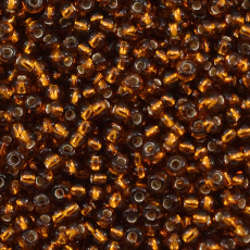 Miçanga Preciosa® Ornela Ouro Velho Transparente (17090) 10/0 aprox. 2,3mm