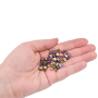 Micanga de Vidro Miyuki Tila Beads 2 Furos Purple Gold Iris Metalica TL1885x5x1,9mm