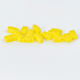 Micanga de Vidro Miyuki Half Tila Beads 2 Furos Amarelo Fosco TLH404 5x2,3x1,9mm