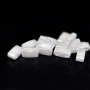 Micanga de Vidro Miyuki Half Tila Beads 2 Furos White Pearl Perolado TLH420 5x2,3x1,9mm