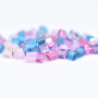 Vidrilho Triangular Preciosa Ornela Mix Tons Rosa Azul 2,5mm