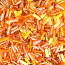 Mix de Canutilho Preciosa® Ornela Tons Amarelo e Laranja 7mm (3)