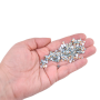 Strass Chaton Rose Maxima Preciosa art. 438 11 68 NO HF Chrysolite Opal Aurora Boreal SS163,80mm