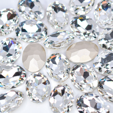 Strass Oval Supreme art.8002 Cristal 14x10mm