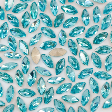 Strass Navete Supreme art.8004 base cônica Água 6x3mm