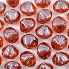 Conta de Vidro Preciosa® Ornela Pião Topaz Lustrosos (10060) 24x24mm