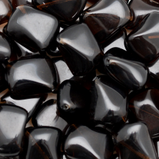 Conta de Vidro Preciosa® Ornela Losango Torcido Marrom Torcido (10230) 22mm