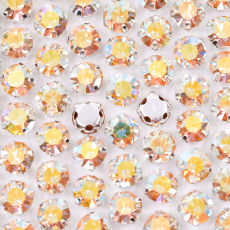 Strass Engrampado Prateado para costura Preciosa® Jonquil Aurora Boreal SS24 = 5,2mm