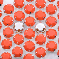 Strass Engrampado Prateado para costura Preciosa Coral  SS24  5,2mm