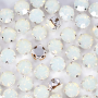 Strass Engrampado Prateado para costura Preciosa White Opal SS24  5,2mm