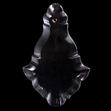 Placa Pingente Cristais Preciosa® art. 1001 Cristal 65x42mm=2,5 polegada