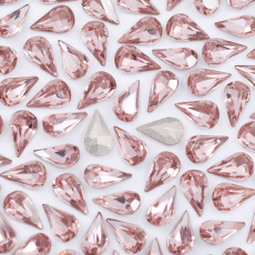 Strass Gota Supreme art. 8017 base cônica Light Ametista 10x6mm