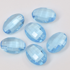 Strass Oval Sparkling® art. 4114 Unfoiled Água 14x10mm