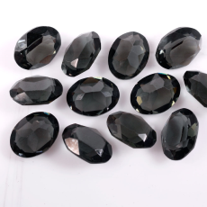 Strass Oval Sparkling® art. 4120 Unfoiled Morion 8x6mm