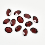 Strass Oval Sparkling art. 4120 Unfoiled Burgundy 8x6mm