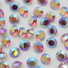 Strass Sparkling® art. 1028 base cônica Rose Aurora Boreal SS8,5 = PP18 = 2,4mm