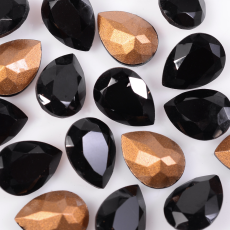 Strass Gota Sparkling® art. 4320 Jet 8x6mm