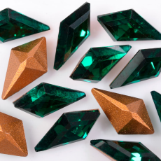 Strass Losango Sparkling® art. 4709 Emerald 10x6mm