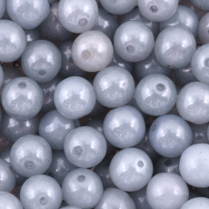 Conta de Porcelana Preciosa® Ornela Cinza Opaline Mat (4200) 6mm