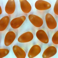 Conta de Vidro Preciosa® Ornela Gota Topaz Mate (10060) 6x10mm