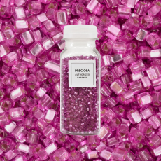 Vidrilho Triangular Preciosa® Ornela Rosa Solgel Dyed Transparente (08225) 2,5mm