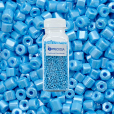 Vidrilho Preciosa® Ornela Azul Perolado (68020) 2x9/0=2,6mm