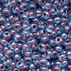 Miçanga Preciosa® Ornela Azul e Rosa Lined Colorido (61018) 10/0 aprox. 2,3mm