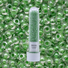 Miçanga Preciosa® Ornela Verde Lined (38156) 9/0 aprox. 2,6mm