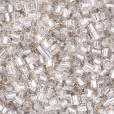 Vidrilho Supreme Prata Transparente AAA (78102) 2x8/0 aprox. 3,0mm