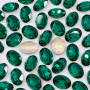 Strass Oval Supreme art.8002 Emerald 18x13mm