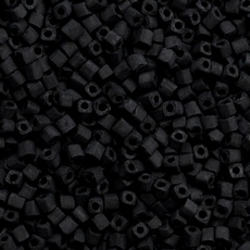 Canutilho Cut Pipes Cubo Preciosa® Ornela Preto Mate (23980) 10/0=2,3mm