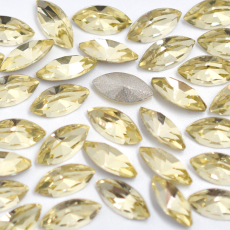 Strass Navete Supreme art.8004 base conica Jonquil 10x5mm