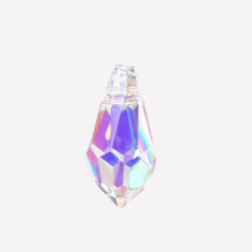 Gota Drops Pingente Supreme Cristal Aurora Boreal 11x5,5mm