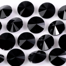 Strass Rivolli Sparkling art. 1122 base conica Jet SS29  6,2mm
