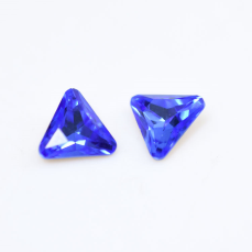 Strass Triangulo Sparkling  art. 4370 base conica Safira 6mm