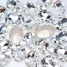 Strass Oval Supreme art.8002 Cristal 18x13mm