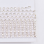 Strass em Corrente por metro Supreme Niquel Cristal 00030 SS28  6,00mm