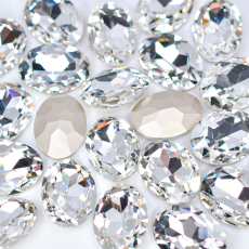 Strass Oval Supreme art.8002 Cristal 14x10mm