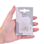 Garra Jacare Prata 7mm