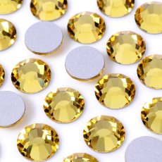 Strass Chaton Viva 12® Preciosa® art. 438 11 612 NO HF Light Topaz SS10 = 2,7mm