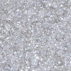 Miçanga Drops Preciosa® Ornela Transparente Prata (78102) 8/0 aprox. 2,9mm