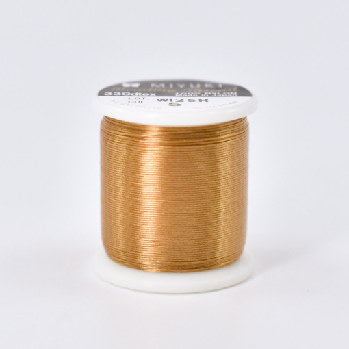 Linha de Nylon Miyuki Beading Thread 330Dtex Gold