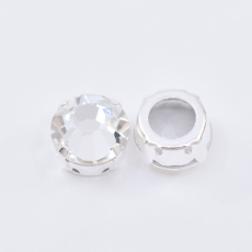 Strass Chaton Rose Engrampado Prateado para costura Cristais Preciosa Cristal SS48  11,30mm